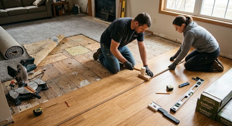 Bamboo Flooring Installation in Carlsbad, CA