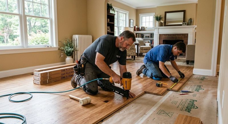 Hardwood Floor Installation in Oceanside, CA
