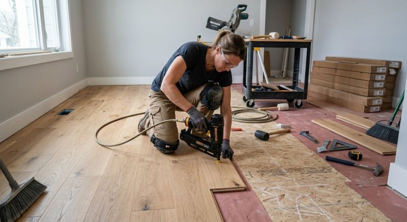 Hardwood Floor Installation in Pala, CA