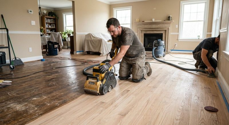 Hardwood Floor Renovation in Carlsbad, CA