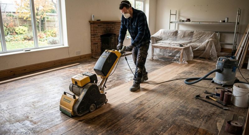 Hardwood Floor Renovation in Carlsbad, CA