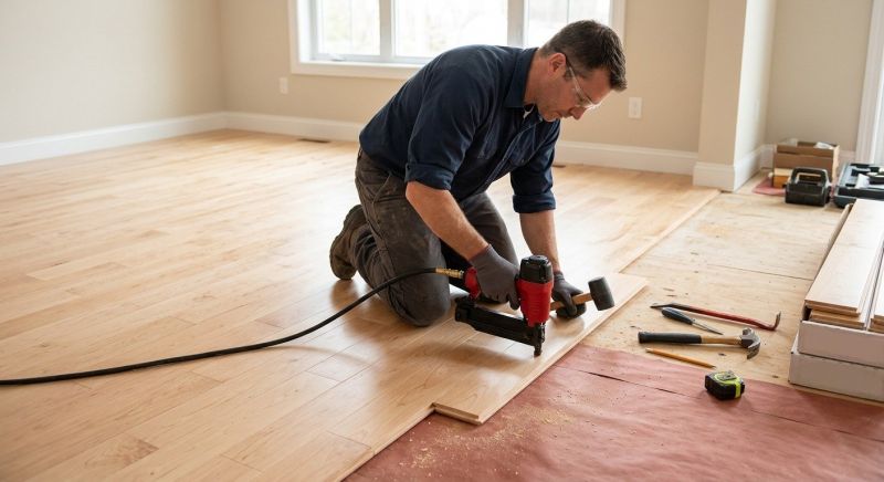 Maple Flooring Installation in Oceanside, CA
