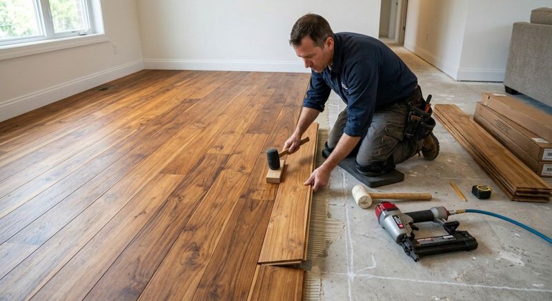 Teak Flooring Installation in Carlsbad, CA