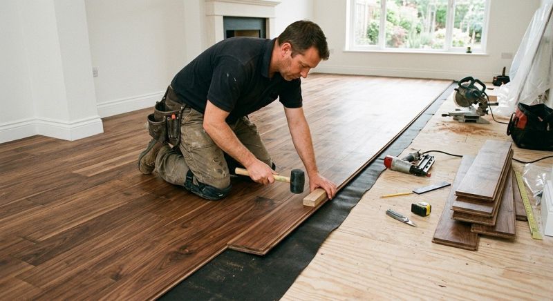 Walnut Flooring Installation in Carlsbad, CA