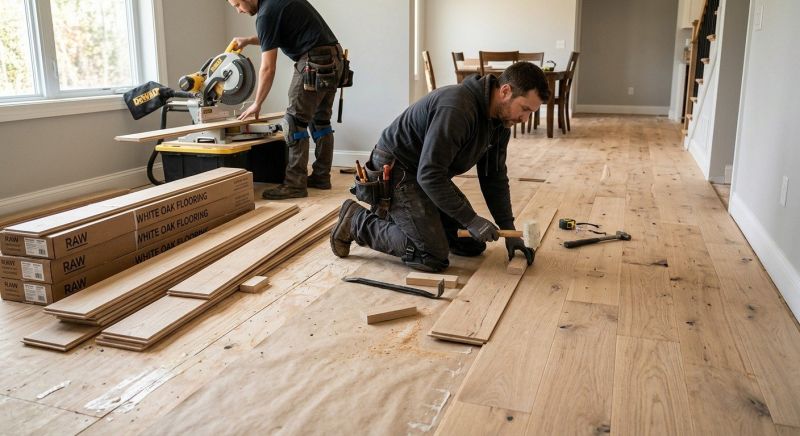 Walnut Flooring Installation in Carlsbad, CA