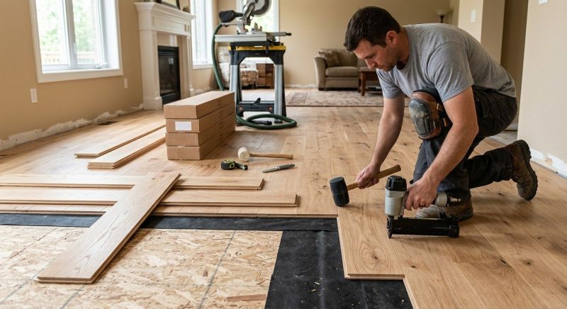 Wood Flooring Installation in Del Mar, CA