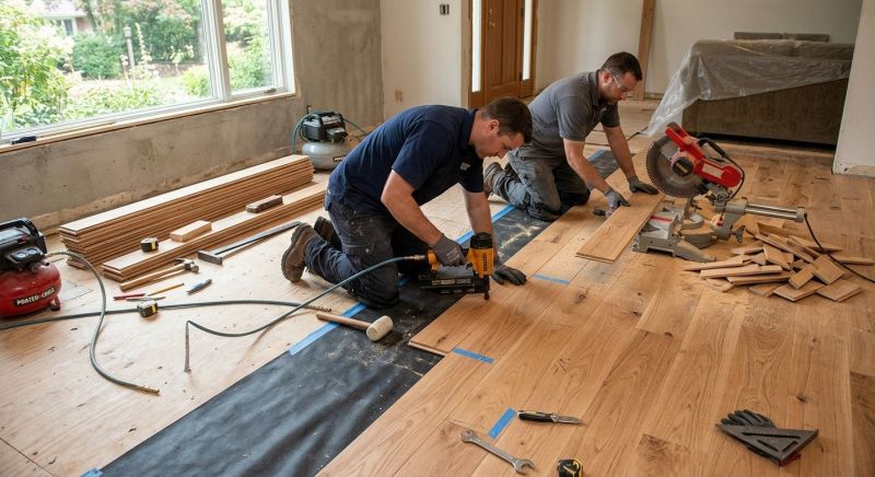 Wood Flooring Installation in Solana Beach, CA